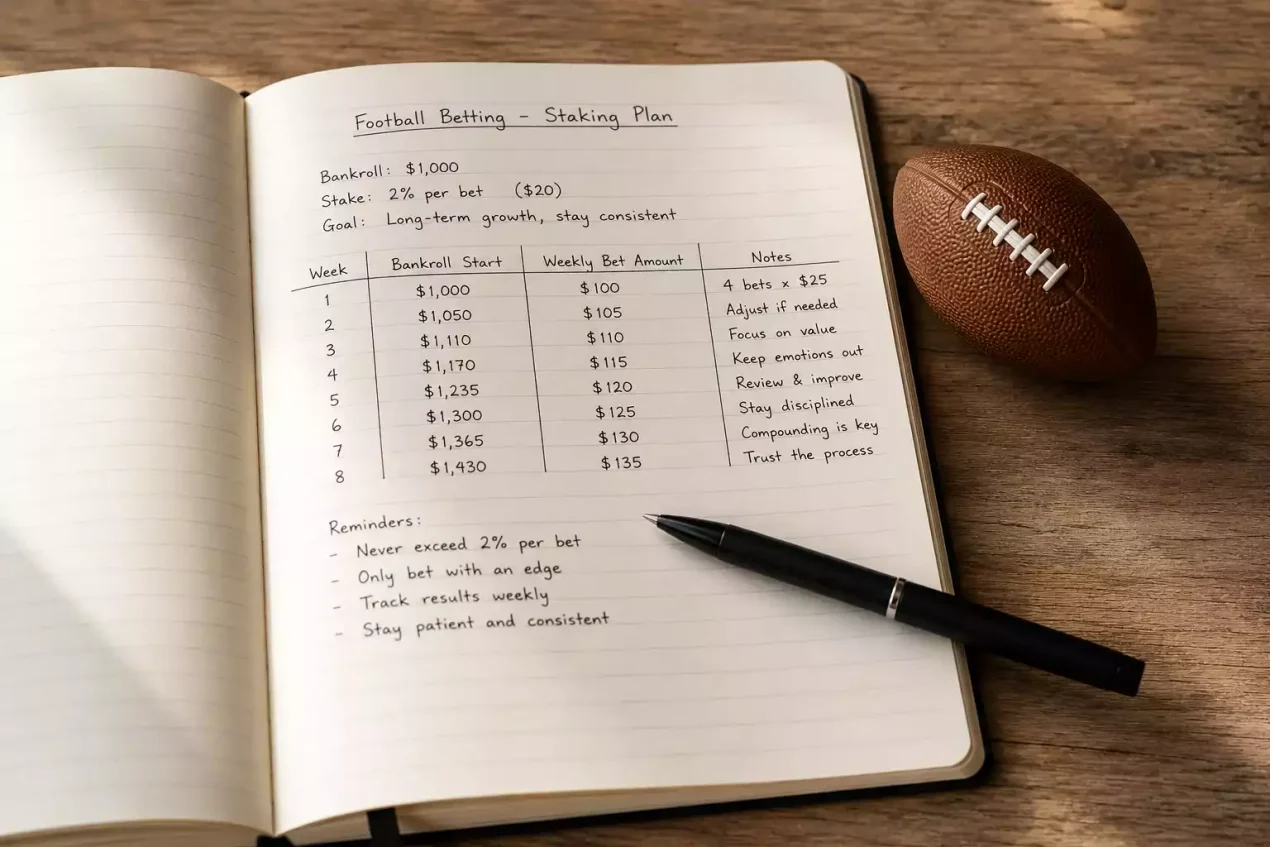 NFL Betting Bankroll Management: Staking Plans That Protect Your Balance