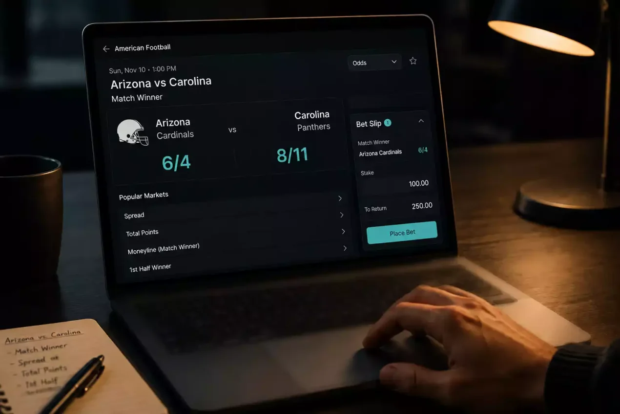 NFL Moneyline Betting in the UK: How Match-Winner Odds Work