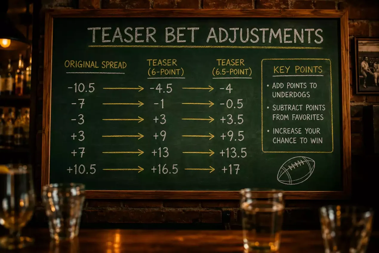 NFL Teaser Bets in the UK: How Adjusted Spreads and Totals Work