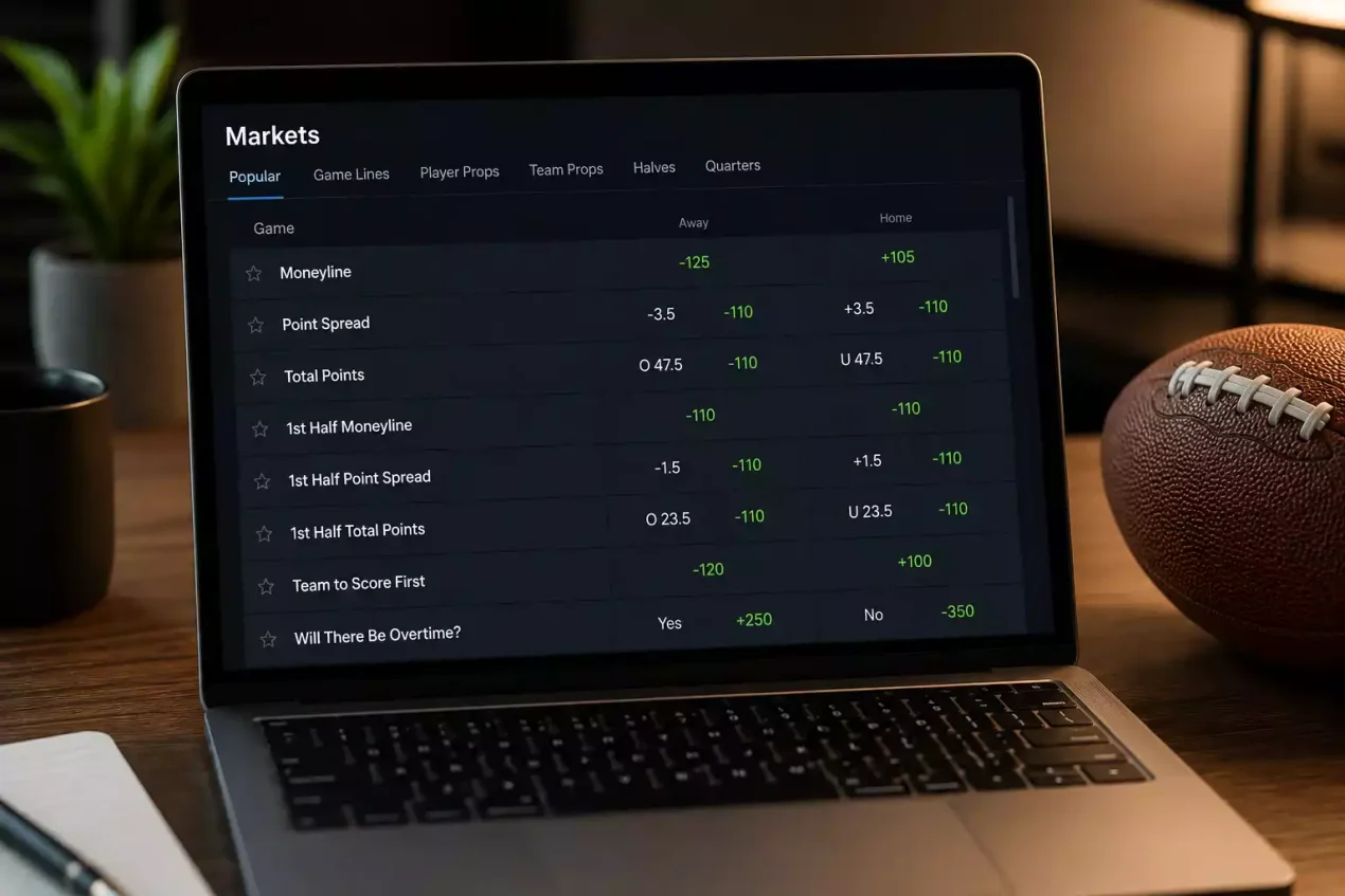 NFL Market Depth at UK Bookmakers: Who Offers the Most Bet Types